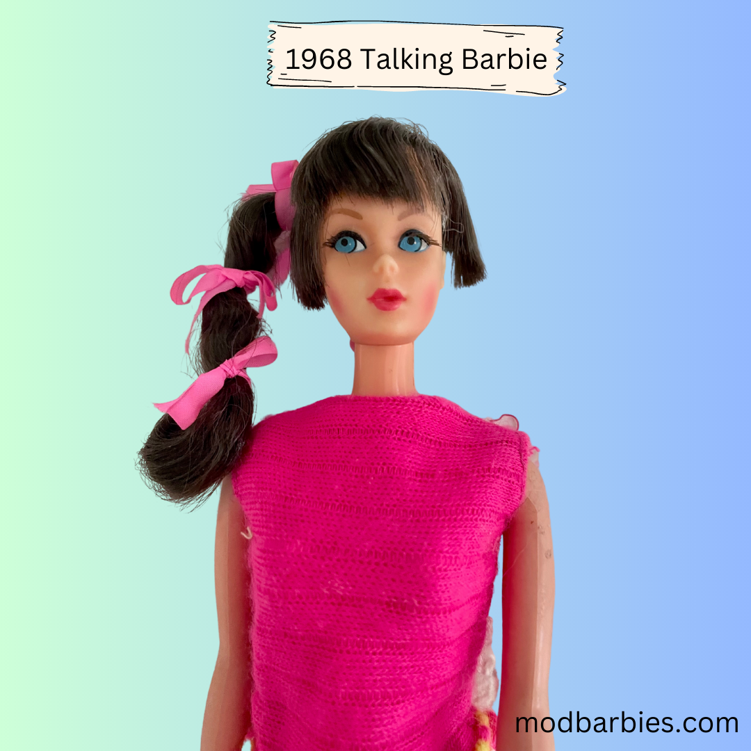 1968 Talking Barbie doll